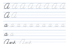 Free Printable Cursive Worksheets Free Printable Cursive Worksheets