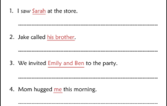 Direct Object Printable Worksheets