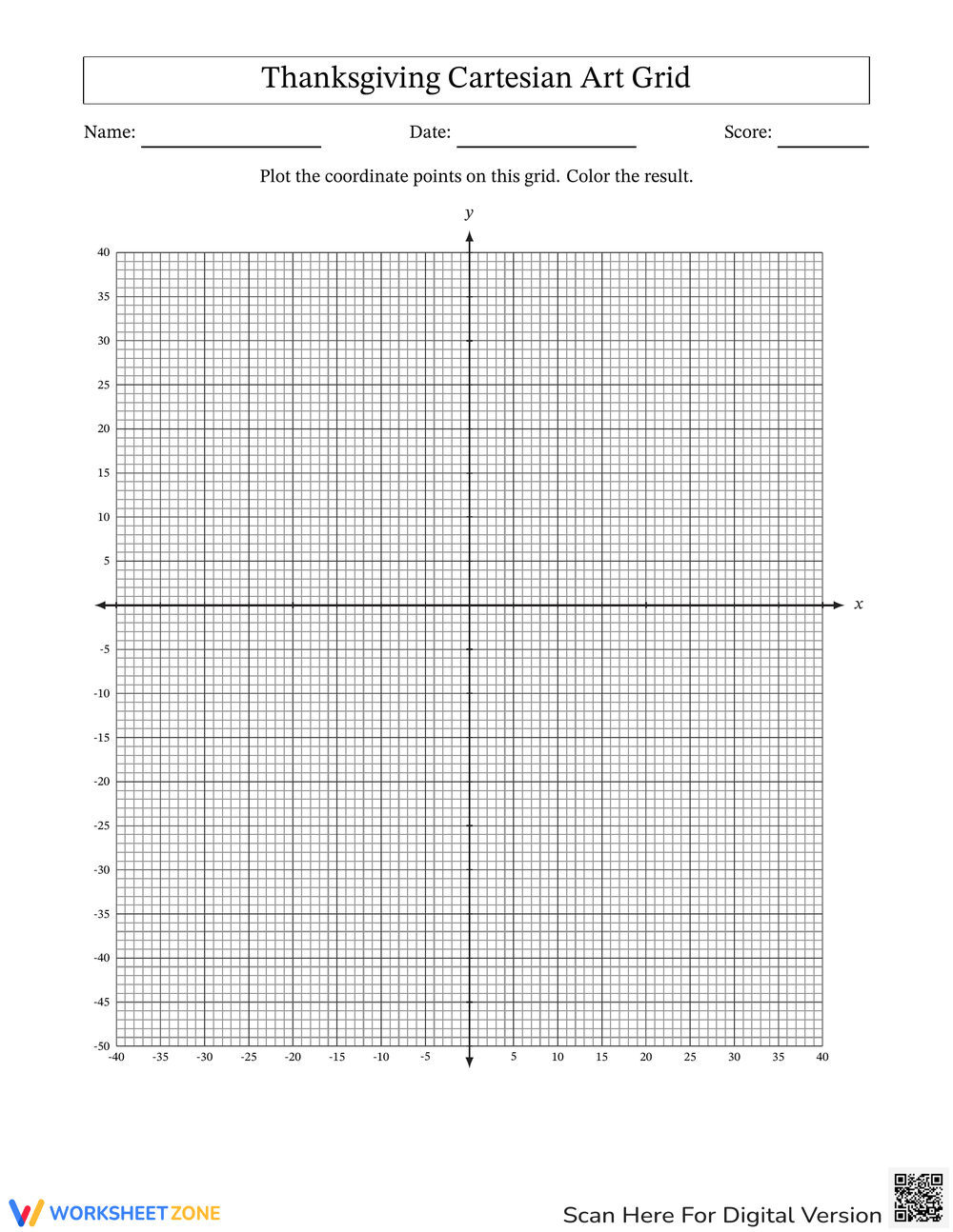 Printable Thanksgiving Plotting Point Worksheets Worksheets | Free Printable Thanksgiving Coordinate Graphing Worksheets