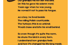 Thanksgiving Poem Worksheet