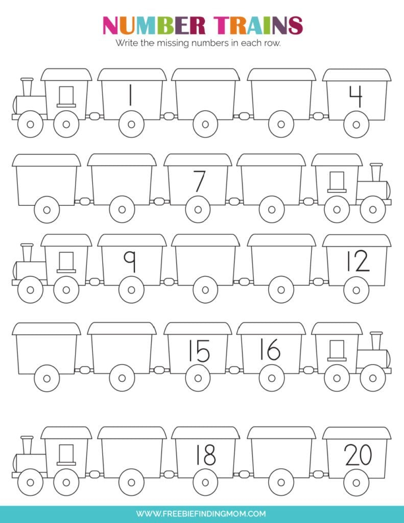 Printable Tracing Numbers Worksheets For Kindergarten | Number Printable Worksheets For Kindergarten