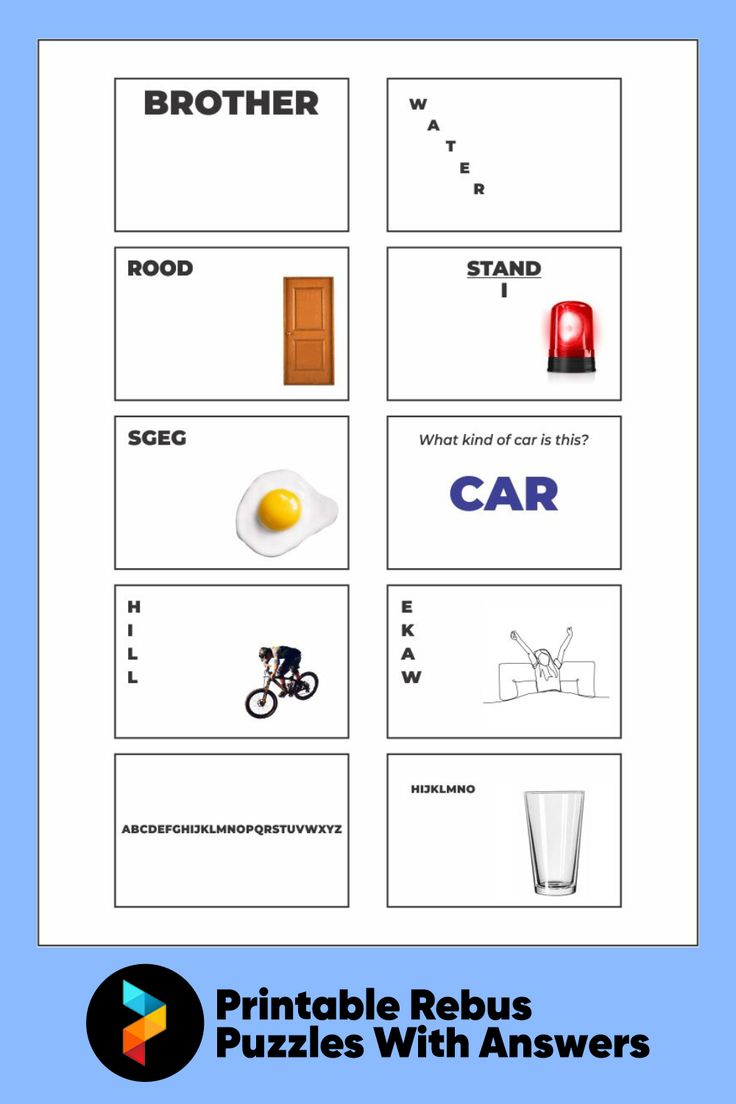 Rebus Puzzles With Answers - 20 Free Pdf Printables | Printablee | Rebus Worksheets Printable