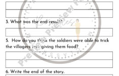 Stone Soup • Teacha! - Worksheets Library | Stone Soup Worksheets Printable