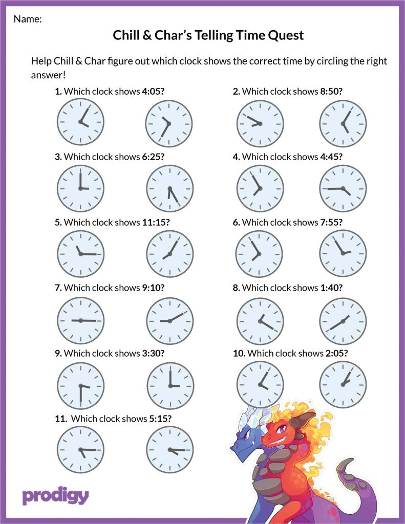 telling time worksheets 20 effective practice materials prodigy printable telling time worksheets 3rd grade Telling Time Worksheets: 20 Effective Practice Materials | Prodigy | Printable Telling Time Worksheets 3Rd Grade