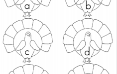 Thanksgiving Alphabet Turkeys | A To Z Teacher Stuff Printable | Thanksgiving Turkey Pattern Worksheets
