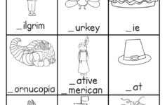 Thanksgiving Phonics Worksheets