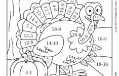 Thanksgiving Subtraction Worksheets Thanksgiving Subtraction Worksheets