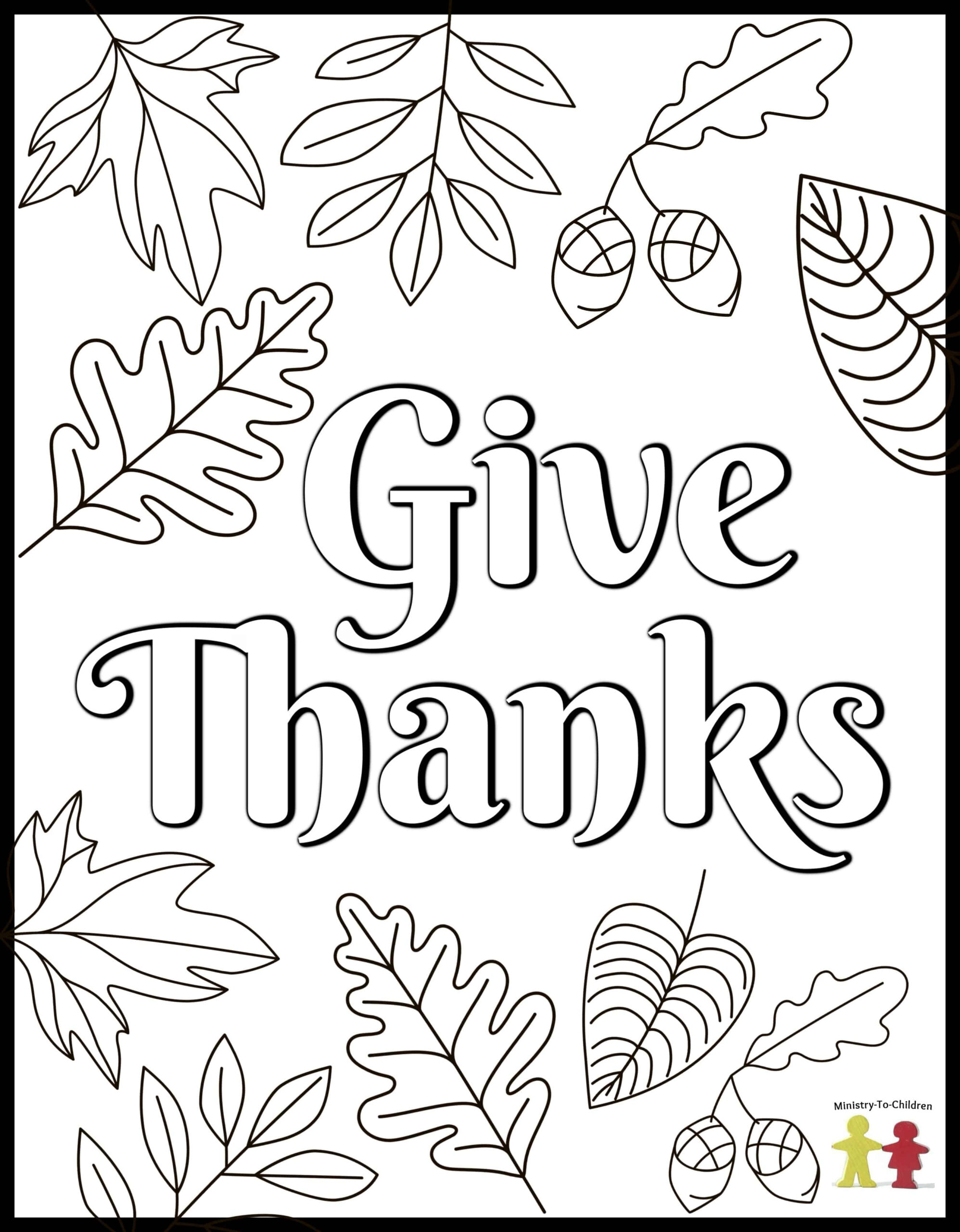 Thanksgiving Coloring Pages (Free Printable For Kids) | Christian Thanksgiving Worksheets