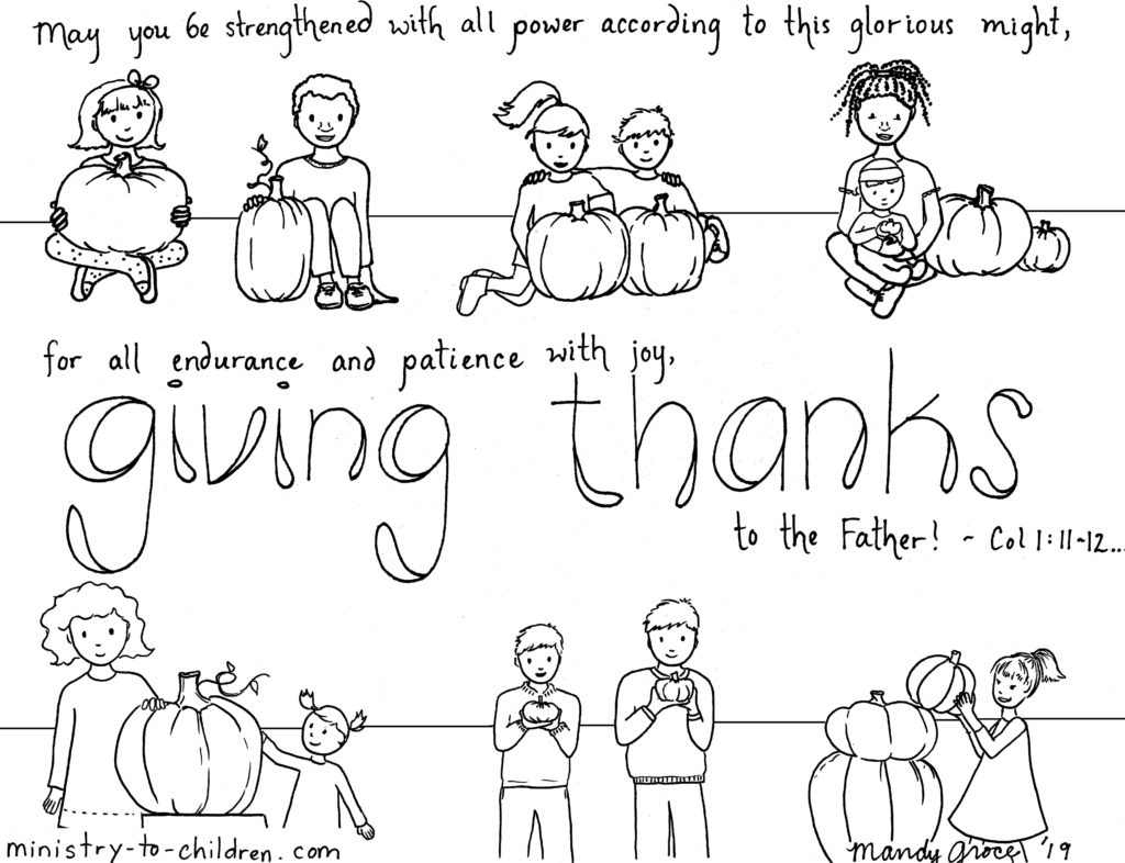Thanksgiving Coloring Pages (Free Printable For Kids) | Religious Thanksgiving Worksheets