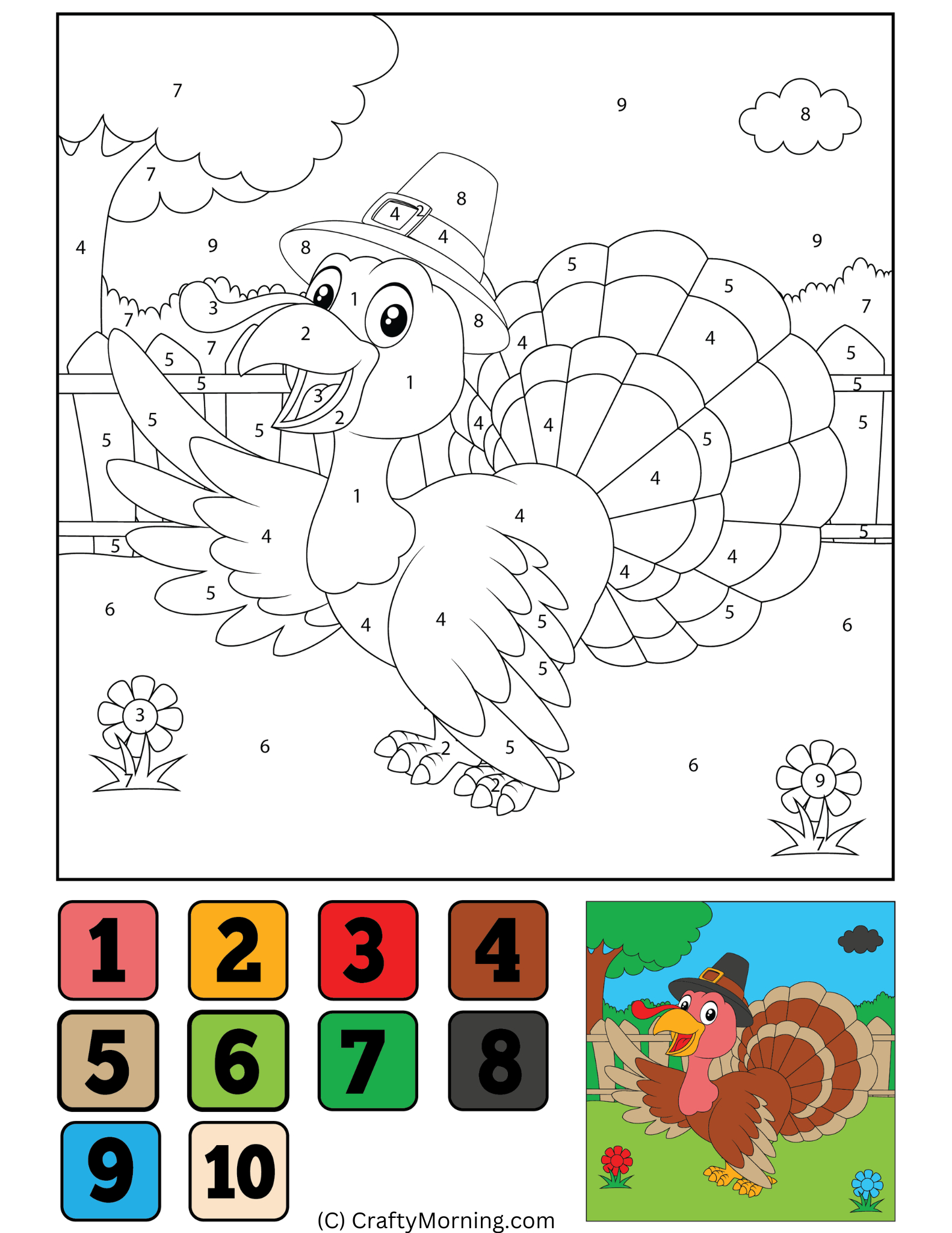thanksgiving colornumber free printables crafty morning color by number thanksgiving worksheets Thanksgiving Colornumber (Free Printables) - Crafty Morning | Color by Number Thanksgiving Worksheets