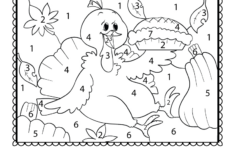 Thanksgiving Color by Number Worksheet