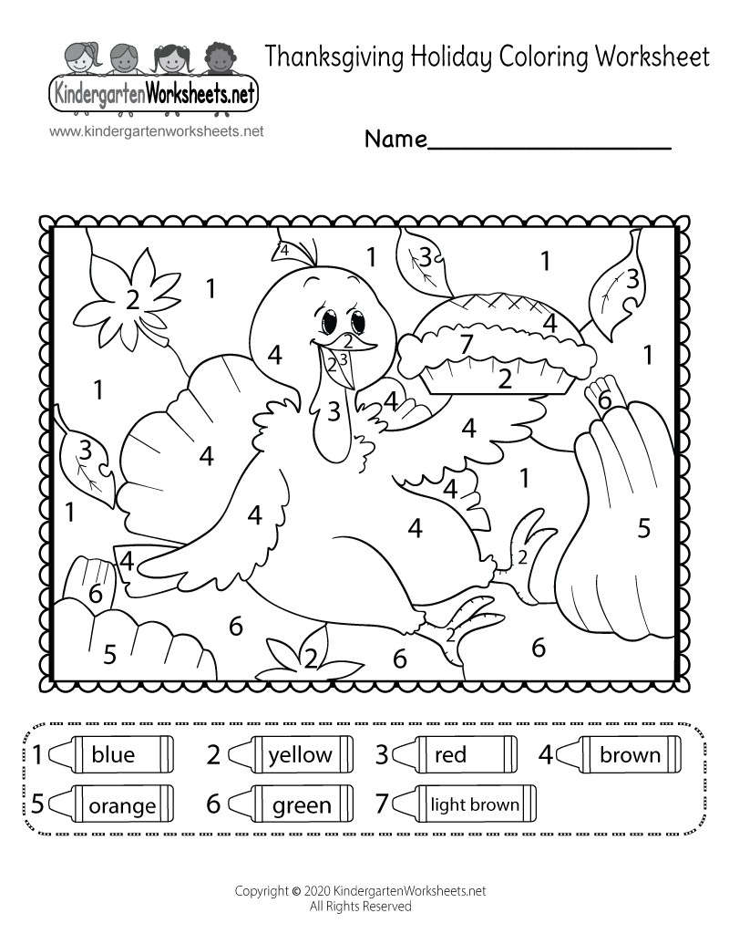 thanksgiving colornumber worksheet free printable digital thanksgiving printable worksheets Thanksgiving Colornumber Worksheet - Free Printable, Digital | Thanksgiving Printable Worksheets