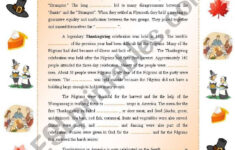 Thanksgiving on Thursday Worksheets