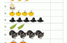 Thanksgiving Counting Worksheets | Thanksgiving Day Math Worksheets