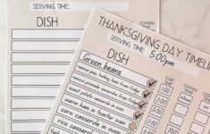 Planning A Thanksgiving Dinner Worksheet Planning A Thanksgiving Dinner Worksheet