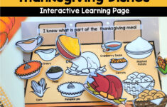 Thanksgiving Meal Worksheet