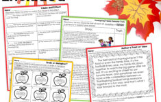 Thanksgiving Cause and Effect Worksheets
