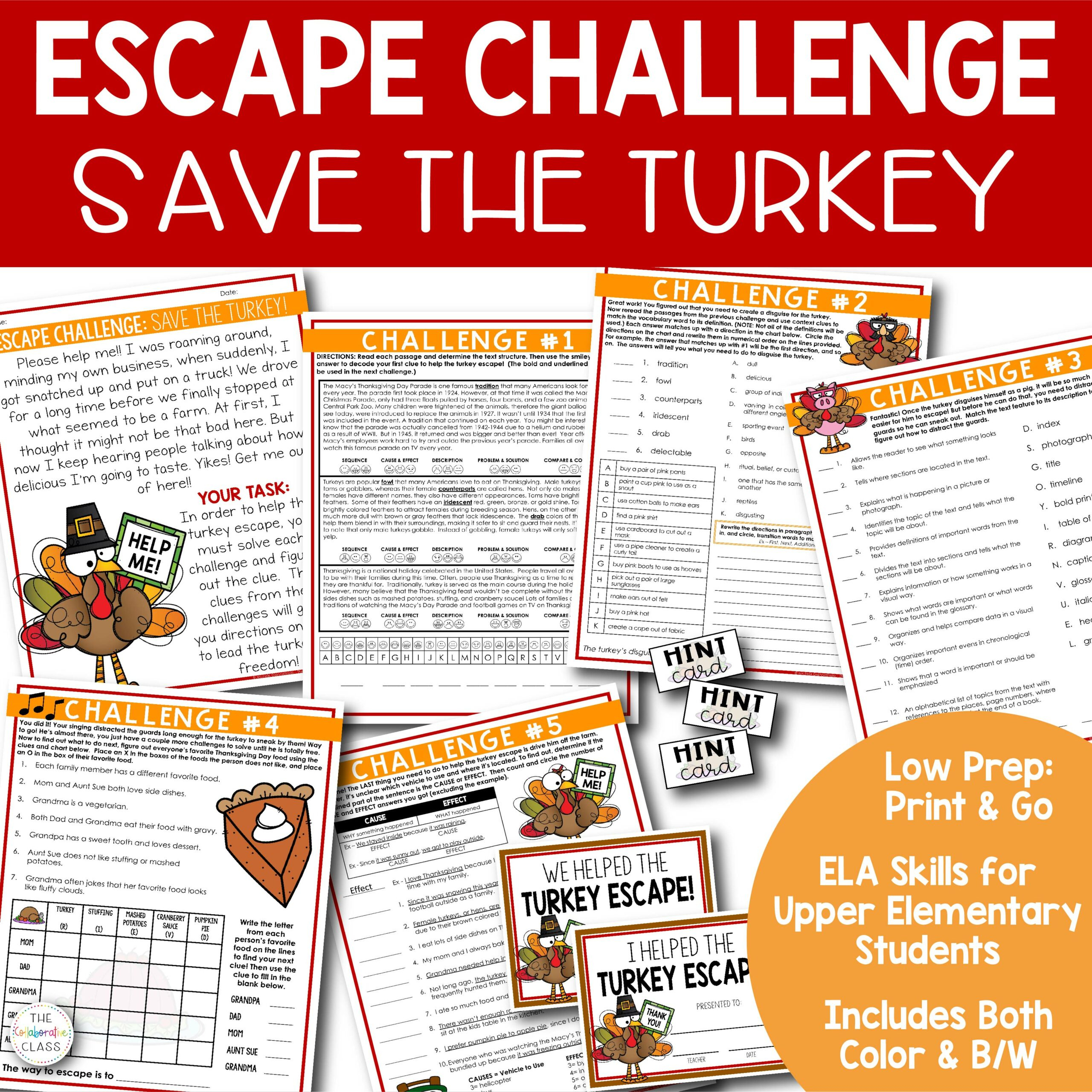 thanksgiving escape challenge the collaborative class thanksgiving challenge worksheet answer key Thanksgiving Escape Challenge - The Collaborative Class | Thanksgiving Challenge Worksheet Answer Key