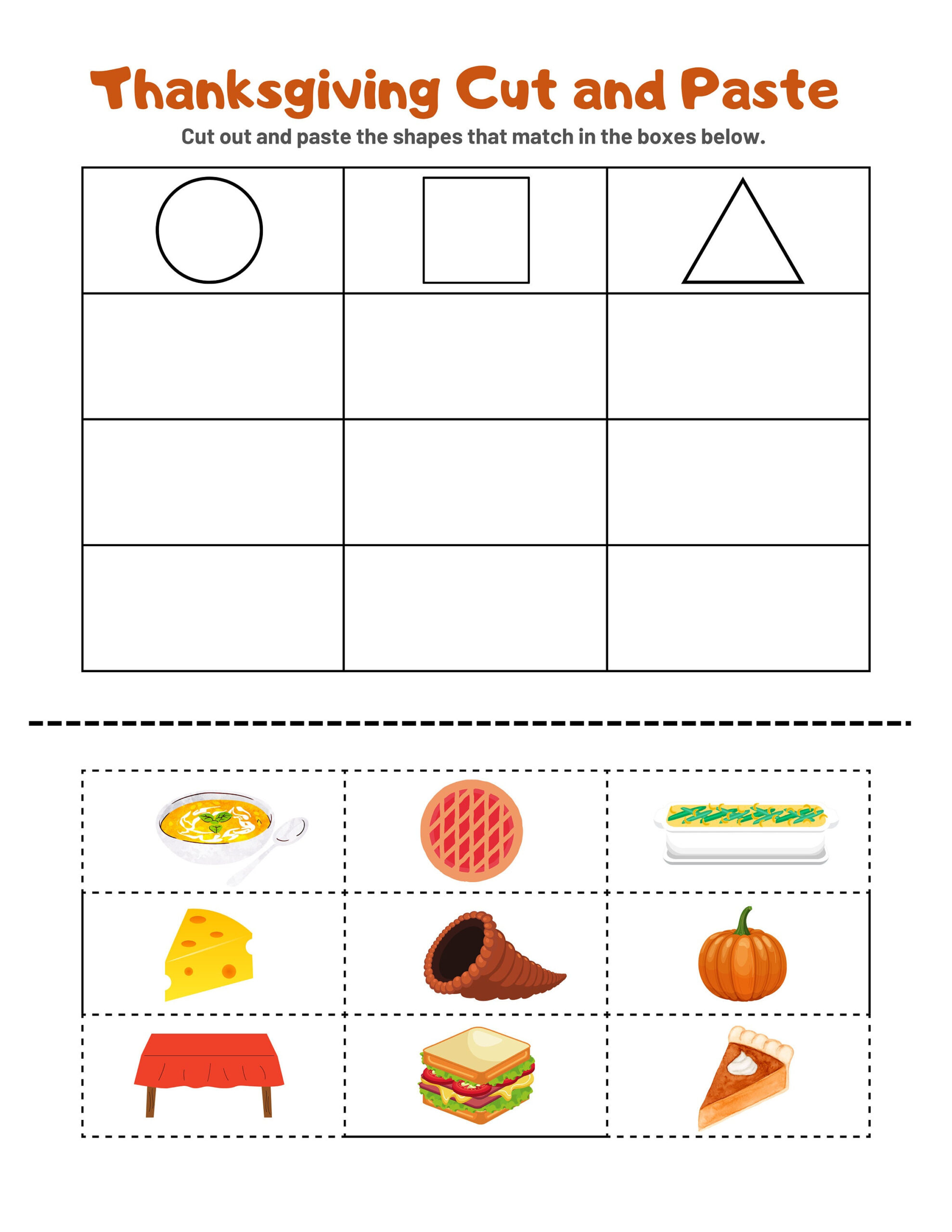 Thanksgiving Fine Motor Worksheets - Etsy | Thanksgiving Worksheets Pre-K