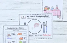 My Thanksgiving Meal Worksheet