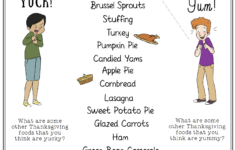 Thanksgiving Foods Worksheet