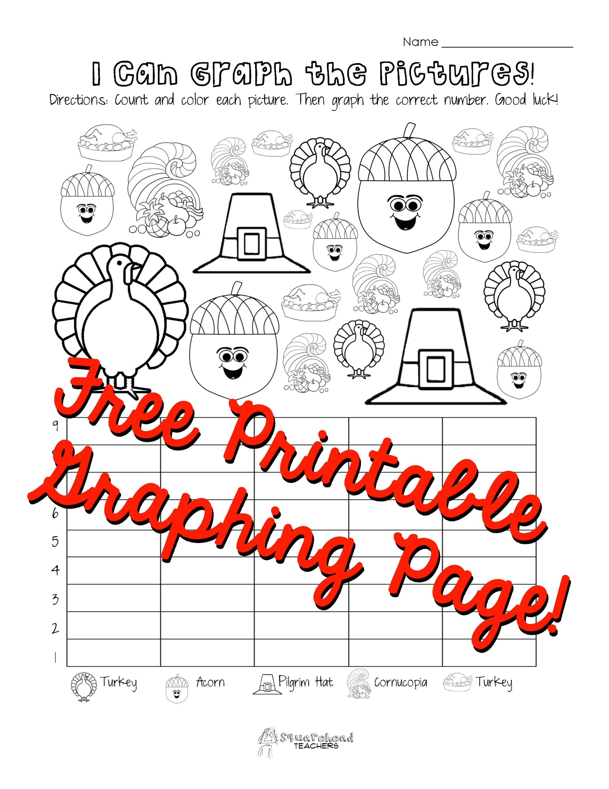 thanksgiving graphing page kindergarten first grade thanksgiving graphing worksheets free scaled Thanksgiving Graphing Page (Kindergarten, First Grade | Thanksgiving Graphing Worksheets Free