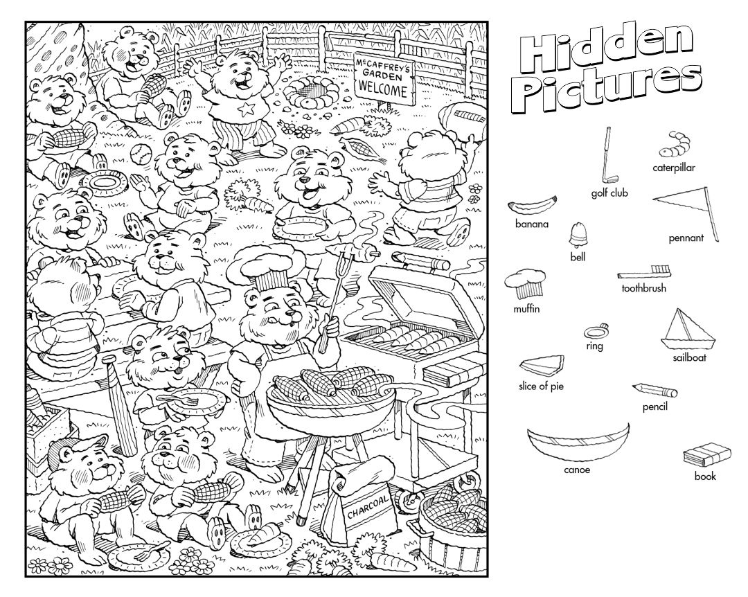 Thanksgiving Hidden Object Games - 10 Free Pdf Printables | Thanksgiving Hidden Picture Worksheets