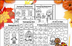Thanksgiving Measurement Worksheet