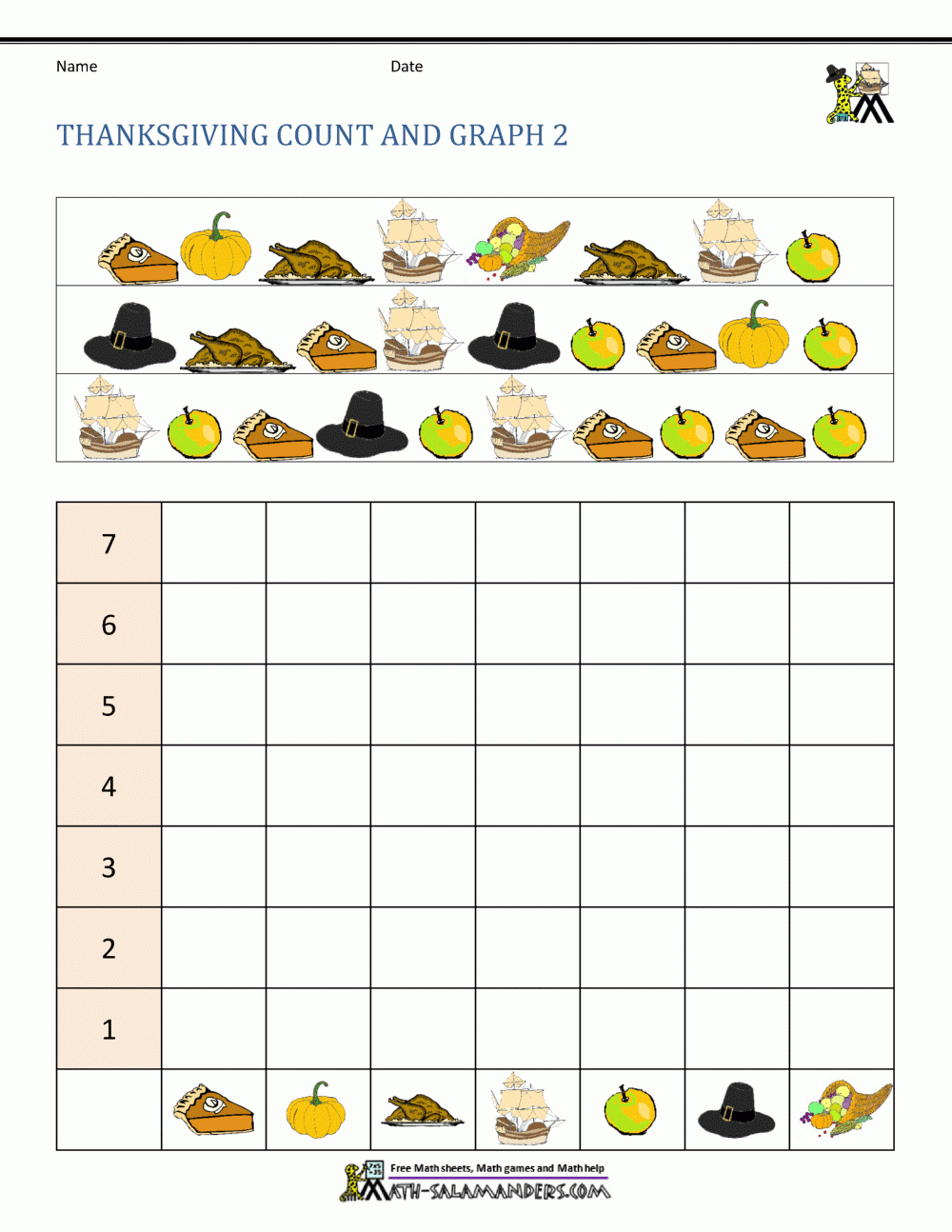 Thanksgiving Math Worksheets 2Nd Grade | Thanksgiving Themed Math Worksheets
