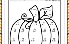 Free Thanksgiving Math Worksheets 4th Grade