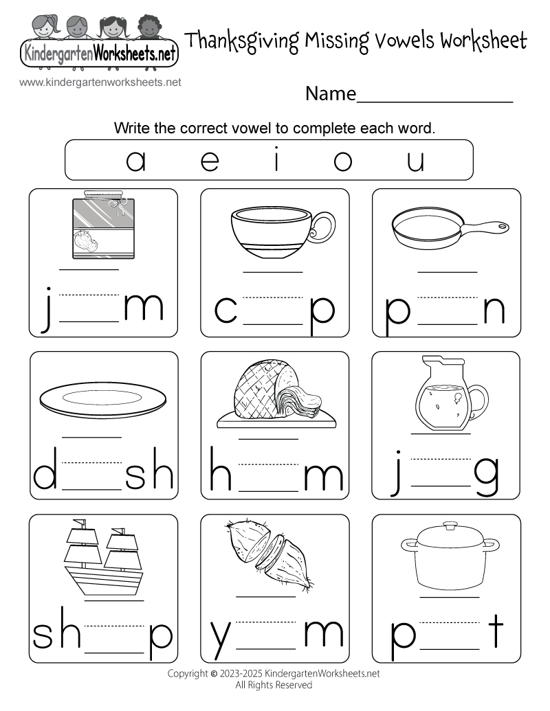 Thanksgiving Phonics Worksheet - Free Printable, Digital, &amp;amp; Pdf | Thanksgiving Beginning Sounds Worksheet