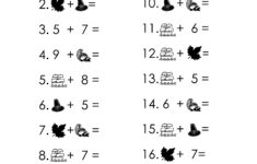 Thanksgiving Picture Math Worksheet | Squarehead Teachers | Thanksgiving Math Worksheets For Middle School