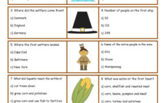 Thanksgiving A Day of Thanks Worksheet Answers