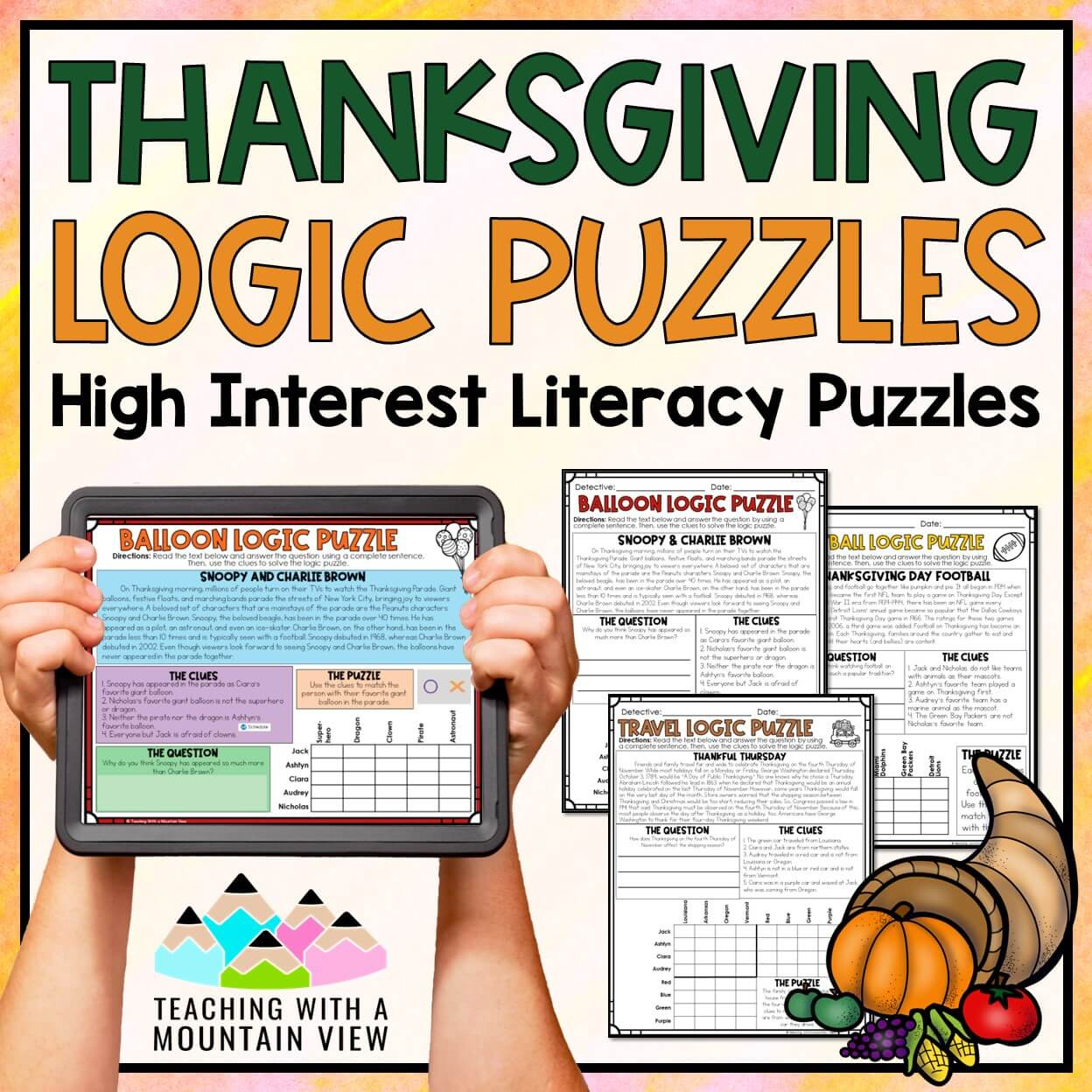 thanksgiving reading logic puzzles activities for enrichment a charlie brown thanksgiving math worksheet answers Thanksgiving Reading Logic Puzzles | Activities For Enrichment | A Charlie Brown Thanksgiving Math Worksheet Answers