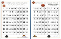 Thanksgiving Skip Counting Mazes 2S, 3S, 5S (Free) - Homeschool Den | Thanksgiving Skip Counting Worksheets