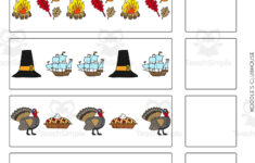 Thanksgiving Pattern Worksheets