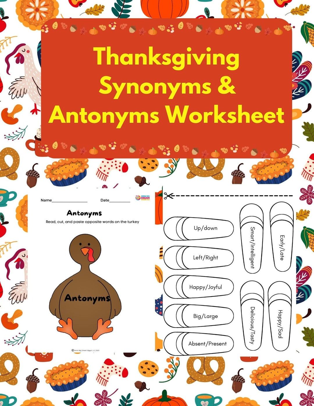 thanksgiving synonyms antonyms worksheet turkey activities for thanksgiving synonyms worksheet Thanksgiving Synonyms & Antonyms Worksheet Turkey Activities For | Thanksgiving Synonyms Worksheet
