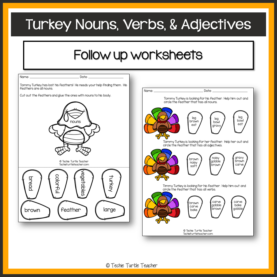 thanksgiving turkey nouns verbs amp adjectives parts of thanksgiving verbs worksheet Thanksgiving Turkey Nouns, Verbs, &Amp; Adjectives- Parts Of | Thanksgiving Verbs Worksheet