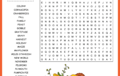 Thanksgiving Word Scramble Worksheet Thanksgiving Word Scramble Worksheet