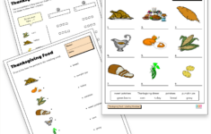 Thanksgiving Feast Worksheet