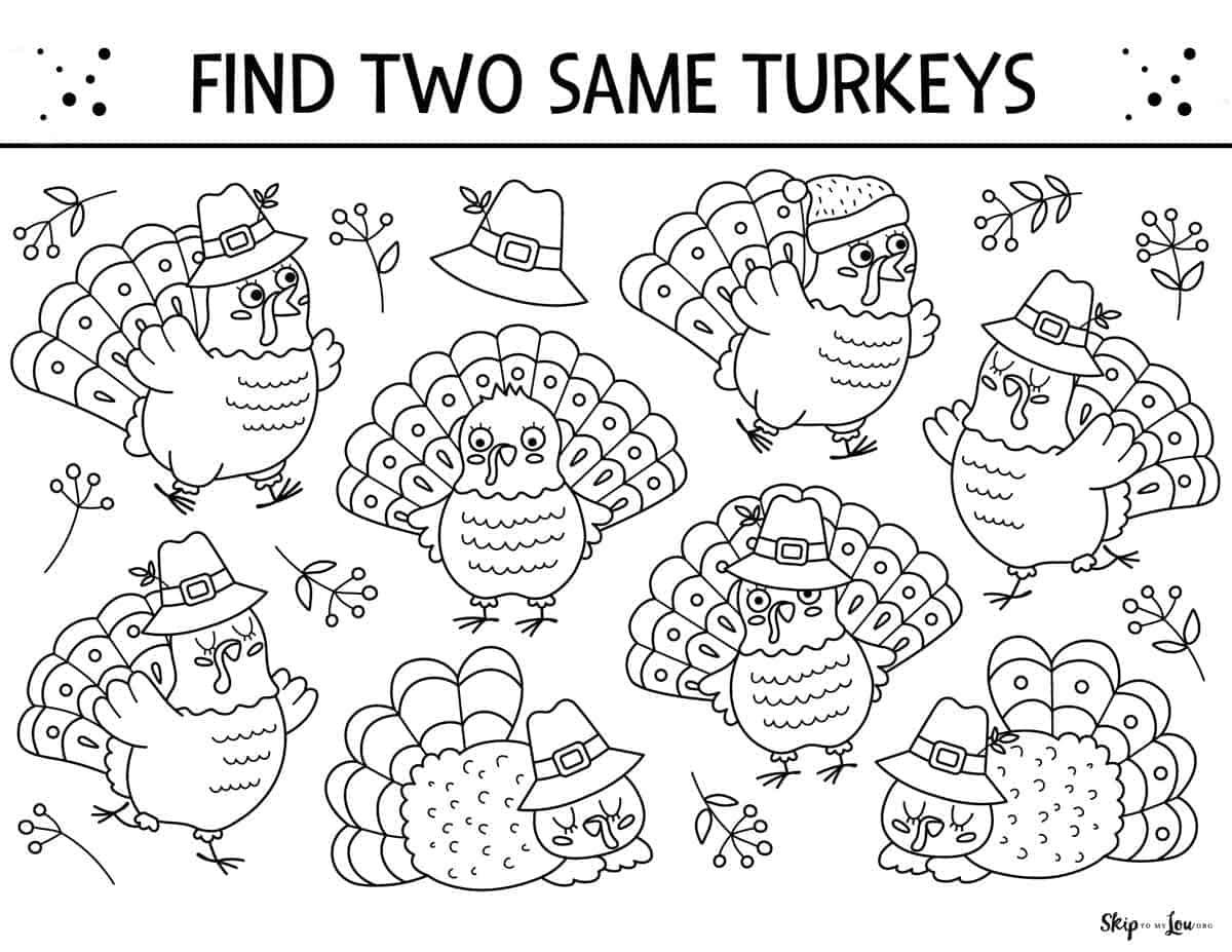 Thanksgiving Worksheets | Skip To My Lou | Thanksgiving Art Worksheets