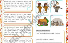 The First Thanksgiving - Esl Worksheetkissnetothedit | The First Thanksgiving Worksheet