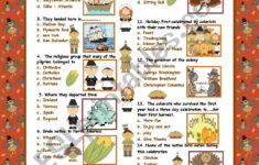 The First Thanksgiving Quiz (With Answers) - Esl Worksheetmaguyre | The History of Thanksgiving Worksheet Answers
