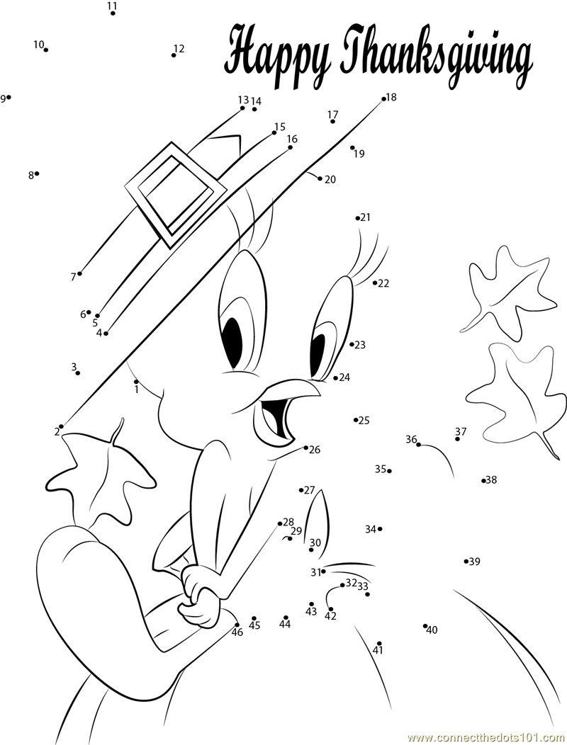 tweety thanksgiving dot to dot printable worksheet connect the thanksgiving dot to dot worksheets Tweety Thanksgiving Dot To Dot Printable Worksheet - Connect The | Thanksgiving Dot To Dot Worksheets