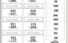 Using 2Nd Grade Math Worksheets To Teach 3-Digit Subtraction With | Free Printable 3 Digit Subtraction With Regrouping Worksheets
