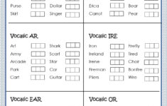 Vocalic /R/ Articulation Worksheets - Worksheets Library | Free Printable Vocalic R Worksheets