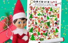 Elf On The Shelf Printable Worksheets