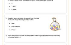 Free Printable Probability Worksheets 4Th Grade
