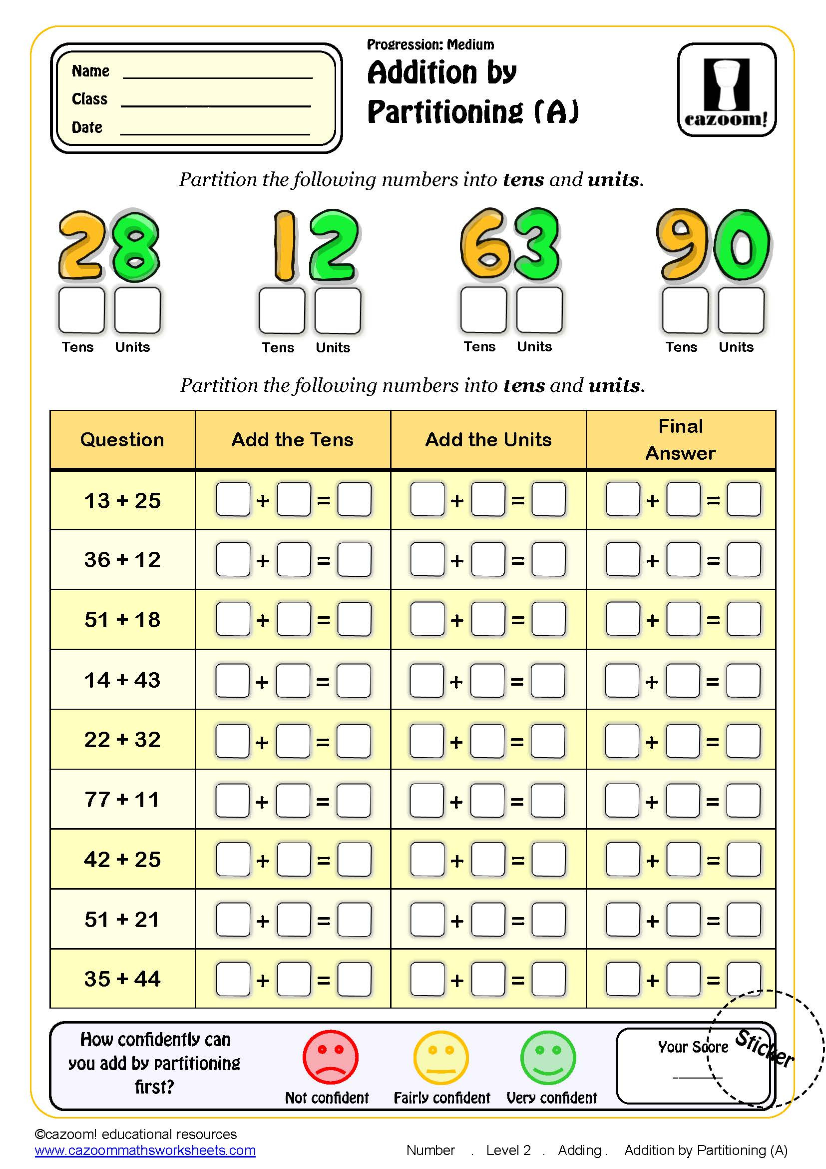 Year 2 Maths Worksheets - Printable Maths Worksheets Year 2 | Year 2 Free Printable Worksheets