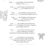 12 Days Of Christmas Activity – Worksheets Library | The Twelve Days Of Christmas Worksheets